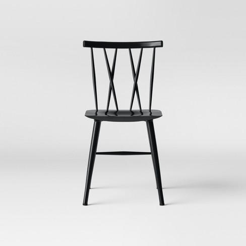 Becket Metal X Back Dining Chair Black Project 62 Target