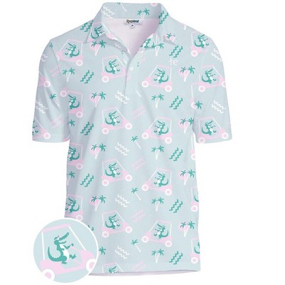 Tipsy Elves Golf Shirts for Men - Performance Athletic Fit Men's Golf Polo Shirts w/ Moisture Wicking Stretch Fabric