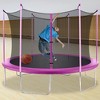 FDW 8/10/12/14FT Trampoline with Enclosure Net Outdoor Jump Rectangle Trampoline - ASTM Approved-Combo Bounce Exercise Trampoline for Kids and Adults - 2 of 4
