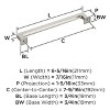 Amerock Lintel Pull for Cabinets, Drawers, and Furniture - 4 of 4