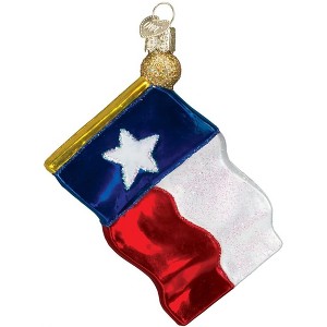 Old World Christmas Blown Glass Ornament for Christmas Tree, Texas State Flag - 1 of 4