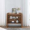 Walnut-colored Sideboard, Buffet Cabinet with Storage - 2 of 4