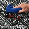 Area Rug For Living Room Textured Design Non Slip Rug Low-Pile Soft Tribal Print Bedroom Rug Stain Resistant Carpet - 3 of 4
