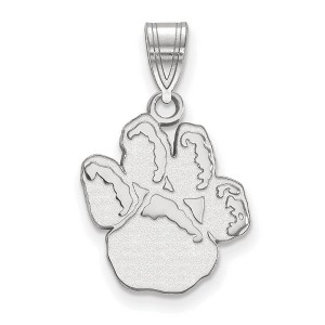 Black Bow Jewelry 10k White Gold Pittsburgh Panthers NCAA Medium Pendant - 1 of 3