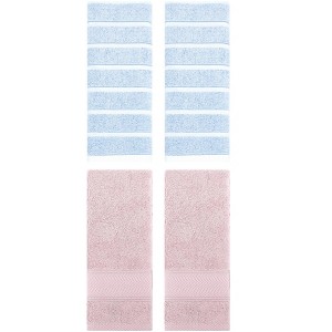 REGALWOVEN 4 Pcs Cotton Bathroom Soft Absorbent Hand Towel - 1 of 4
