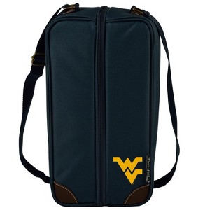 NCAA West Virginia Mountaineers Wine Cooler with Glasses, Napkins and Corkscrew - 1 of 4