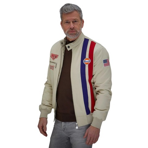 GrandPrix Originals USA GrandPrix Originals Men's Roadmaster Cotton Bomber Jacket (S)