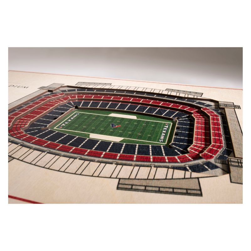 NFL Houston Texans 5-Layer Stadiumviews 3D Wall Art, 2 of 6