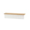 Ribbed Wood Wall Shelf (Set of 2) - 3 of 3