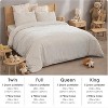WiKineon Style Quilt Cover Set, Cut Flower Quilt Cover, Tufted Quilt Cover Three-piece Set, One Quilt Cover And Two Pillowcases - 3 of 4