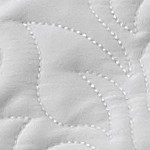 floral stitch  / light gray