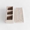 Plum & Post Burma Rattan 3-Compartment Lidded Box - 4 of 4