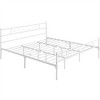 Yaheetech Simple Metal Bed Frame with Headboard&Footboard Slatted Bed Base - 2 of 4