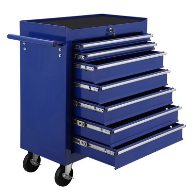 7 Drawer Rolling Tool Chest,Tool Cabinet on Wheels with Locking System,Rolling Tool Box Organizer Tool Case