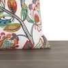 Ellis Curtain Wynette Unique Floral Design Zipper Closure Pillow Shell 18" x 18" Multicolor - 3 of 4