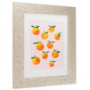 Trademark Fine Art - Rebekah Ewer  Peach Groupings I Matted Framed Art - 3 of 4