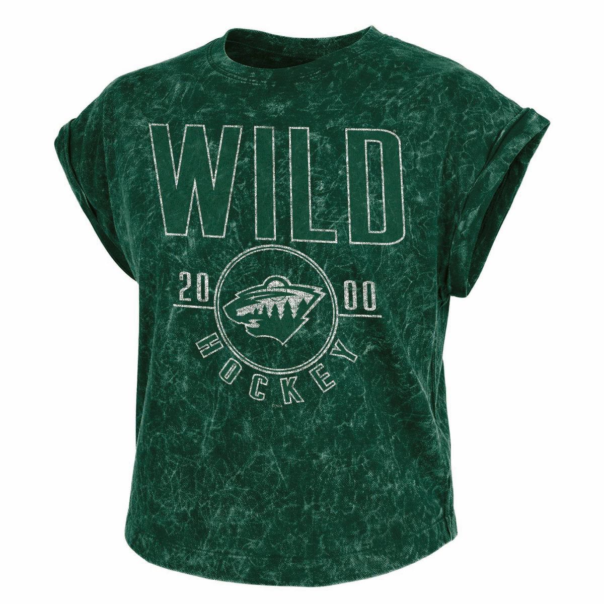 NHL Minnesota Wild Women's Short Sleeve Fashion T-Shirt