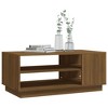 vidaXL Coffee Table Brown Oak 40.2 in.x21.7 in.x16.9 in. Engineered Wood - 4 of 4