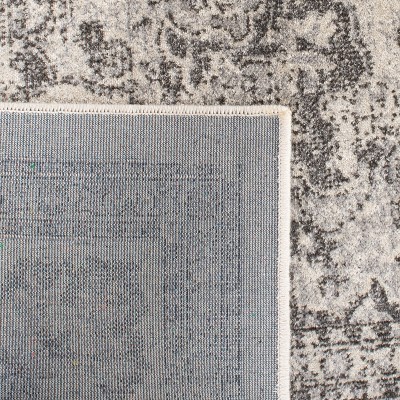 Ivory and Beige Rectangular Viscose Area Rug 7'10" x 10'