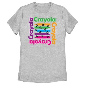 Women's Crayola 4 Crayon Logo T-Shirt - 1 of 4