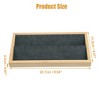 Unique Bargains Bamboo Wood Earrings Tray Stackable Storage Jewelry Tray Showcase Organizer 1 Pcs - 4 of 4