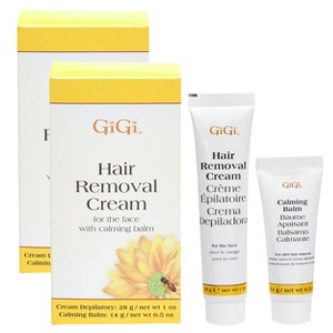GiGi Hair Removal Cream For the Face (Original) 2 Piece Kit - (SET OF 2 PACKS TOTAL) - 1 of 4