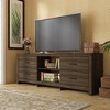 Famapy Modern 4 Drawer Minimalist TV Console Silent Metal Slide Multifunctional Storage Space - image 3 of 4