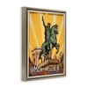 Stupell Industries Montpellier Vintage Advertisement Black Framed Floater Canvas Wall Art - 3 of 4