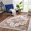 Hauteloom Istanbullu Blue & Orange Area Rug - 2 of 4