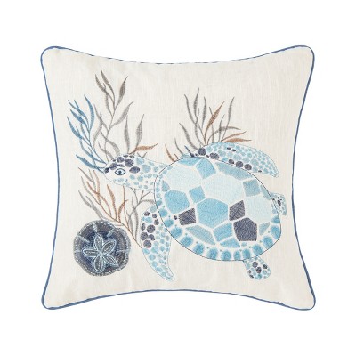 C&F Home Turtle Crescent Bay Embroidered Throw Pillow