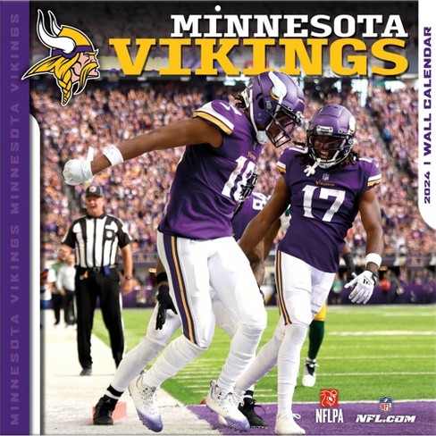 Nfl Minnesota Vikings Logo Series 31.5 X 12 Desk Pad : Target