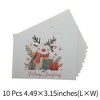 Unique Bargains Christmas Greeting Card Multicolor 4.5x 3.1 Inch 10Pcs - 3 of 4