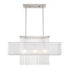 Livex Lighting Alexis 3 - Light Chandelier in  Brushed Nickel - 3 of 4