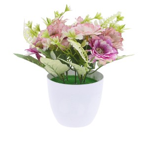 Unique Bargains Artificial Plants Hibiscus Plastic 3.74"x3.74"x7.48" 1 Pc - 1 of 4