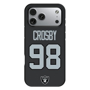 NFL Las Vegas Raiders Players Game Tactic Bump Cell Phone Case for Apple iPhone 17 Series - 1 of 4