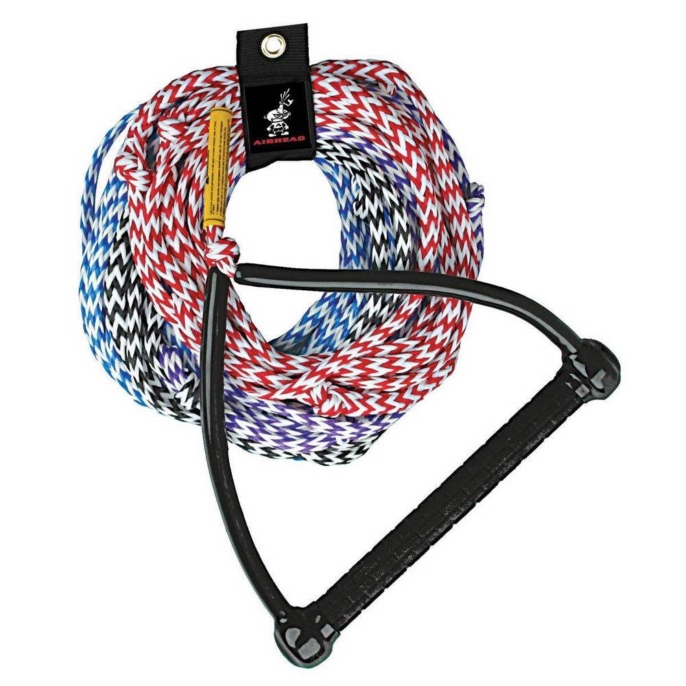 Airhead Waterski Tow Rope with 4 Multi Sectional Ropes to Adjust Length - 75' Long