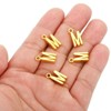 Unique Bargains Metal Bulk Elegant DIY Crafts Jewelry Making Initial Pendants 50 Pcs - 4 of 4