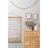 Storied Home Canvas and Wood Scroll Wall Decor with Alphabet, Numbers and Jute Hanger, Multicolor - 3 of 4