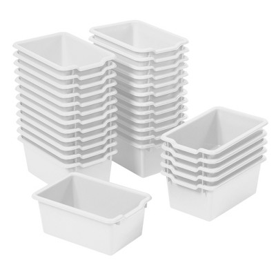 White plastic storage bin box – FCG Home