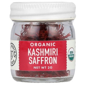 Organic Kashmiri Saffron, 2 g, Pure Indian Foods - 1 of 2