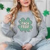 Simply Sage Market Women's Graphic Sweatshirt Pinch Proof Shamrock - 2 of 3