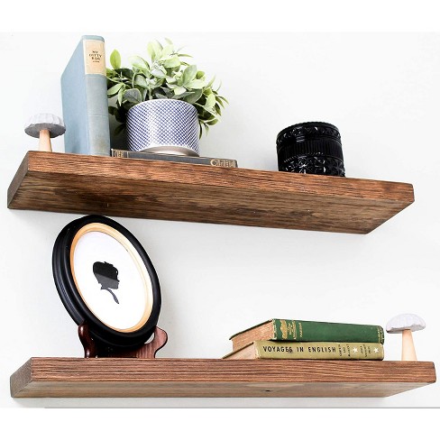 rustic shelves