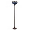 HomeStock SUNNIVA Dragonfly-Style Dark Bronze 1 Light Torchiere Floor Lamp 14" Wide - 4 of 4