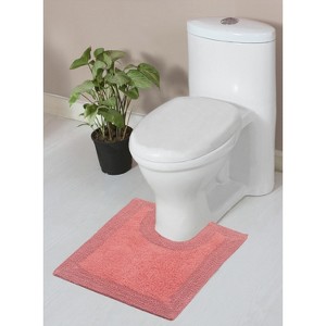 Home Weavers Luxury Collection 100% Cotton Tufted Bathroom Rug, Non-Slip Latex Bath Rug - 1 of 4
