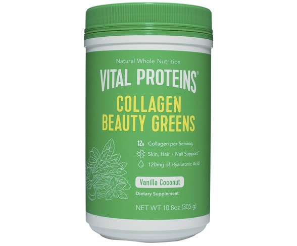 Vital Proteins Collagen Beauty Greens Powder - Coconut Vanilla - 10.2oz