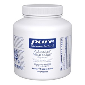 Pure Encapsulations Potassium Magnesium (Aspartate) - Supplement to Support Heart, Muscular, Bone, and Nerve Health* - 180 Capsules - 1 of 4