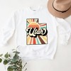 Simply Sage Market Women's Graphic Sweatshirt Retro Utah - 3 of 4