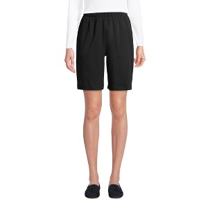 Lands' End Women's Sport Knit High Rise Shorts - 1 of 4