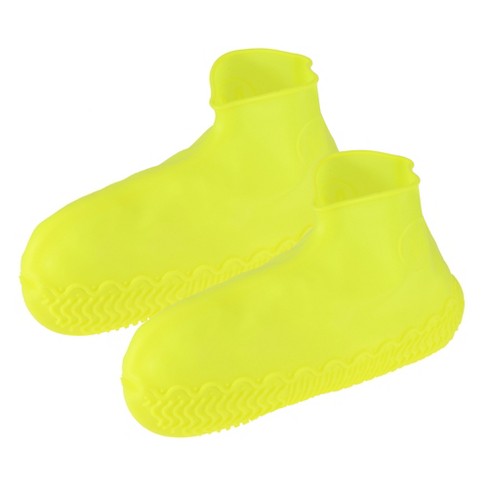 Unique Bargains Unisex Silicone Shoes Covers Rain Boots Reusable Rain Shoe  Covers Non-slip 1 Pair Light Pink M : Target