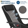 GustoWave Foldable Beach Chair, Adjustable Backrest, Outdoor Portable Camping Recliner with Headrest, Straps, Cup Holder & Storage Bag - 4 of 4